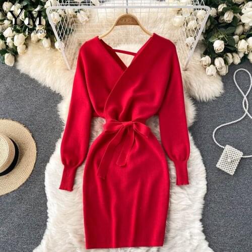 AUSO Fashionable Knitted Dresses