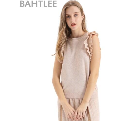 Bahtlee Women's Knitted T-shirts