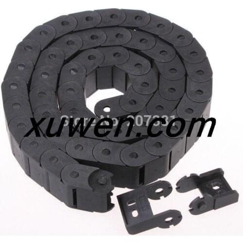 Free shipping connectors for CNC Router Machine Tools Cable drag chain wire carrier 15*20mm R28 1000mm (40")