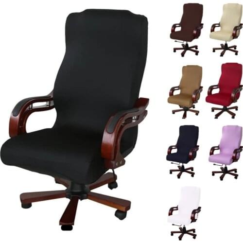 M/L Sizes Office Stretch Spandex Chair Covers Anti-dirty Computer Seat Chair Cover Removable Slipcovers For Office Seat Chairs