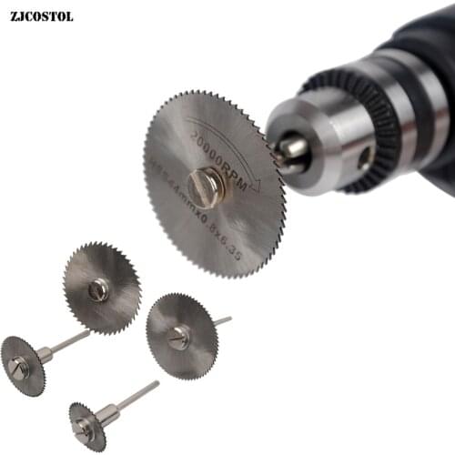 ZJCOSTOL Metal Cutting Disc Hss High Speed Steel Rotary Blade Wheel Discs Mandrel For Tools Wood Cutting Saw For Dremel Cutoff