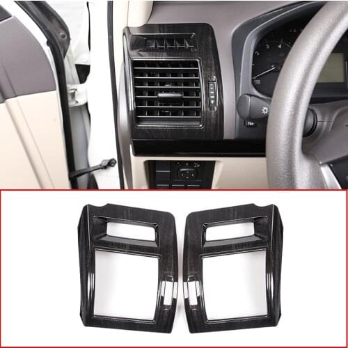 For Toyota Land Cruiser Prado FJ150 150 2018 ABS Side Front Air Conditiong Vent Trim Car Accessories For LC Prado 2018 2pcs