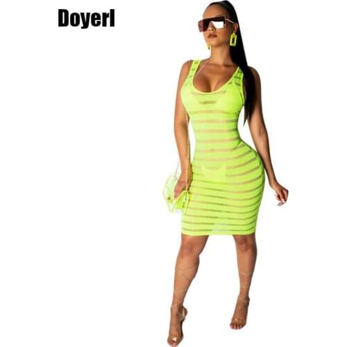 Зеленые летние платья Doyerl China At AliExpress