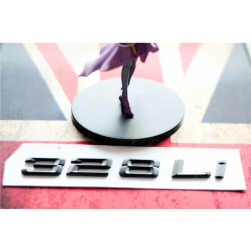 Emblem Badge Decal Trunk Rear ABS for BMW 3 Series 325i 328i 325Li 328Li Matt Black Chrome Stylish Car Exterior Stickers