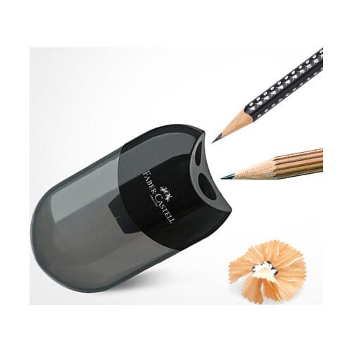 FABER-CASTELL push pull double pencil sharpener Single hole double hole multifunctional school supplies