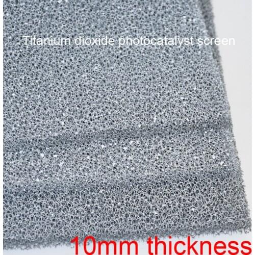 10mm thick Titanium dioxide photocatalyst screen strainer TiO photocatalysis mesh ARC-FLASH filter net TiO Filter Cotton