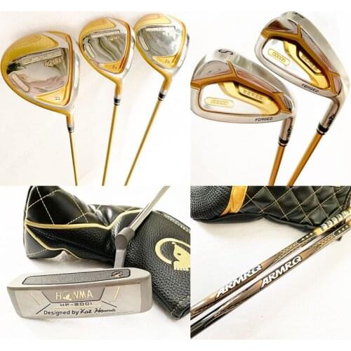 Golf club Honma Beres s-07 4 star Golf complete clubs set Driver+3/5 fairway wood+irons+putter graphite golf shaft freeshipping