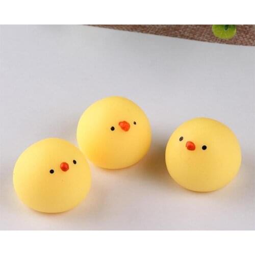 Creative Funny Chicken Squeeze Pressure Relieve Mini Chick Decompression Toy