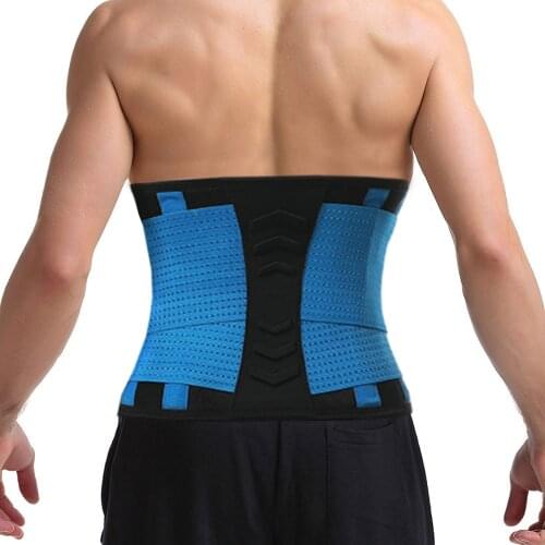 3XL 4XL Medical Bone Waist Support Belt Men Women Breathable Lumbar Orthopedic Lower Back Brace Support Posture Corrector Belt