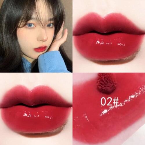 Mini 10 Colors Liquid Lip Gloss Waterproof Non-stick 24 Hours Long Lasting Velvet Matte Lipstick Lip Gloss Cosmetic Makeup TSLM1