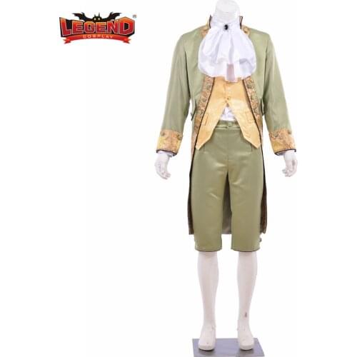 18th Century colonial outfit Men medieval french royal uniform outfit Rococo fashion 18th Century noblemen court dress