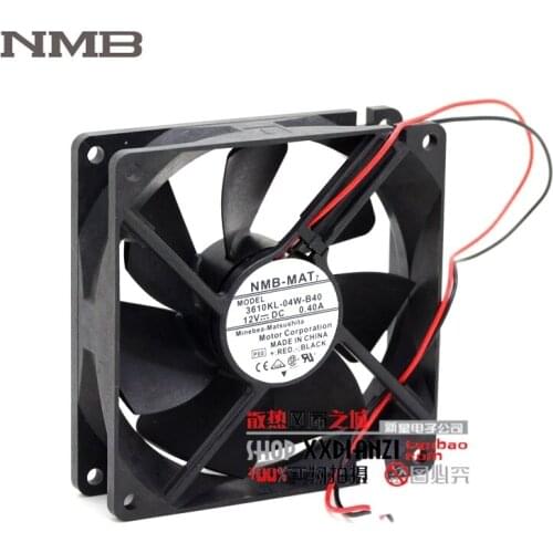 For NMB 3610KL-04W-B40 9225 9cm 12V 0.28A amount of wind power chassis axial cooling fan