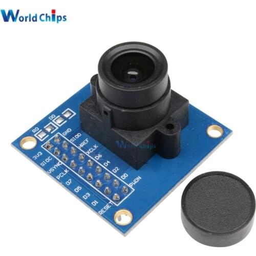 OV7670 300KP Camera Module Supports VGA CIF 640X480 Auto Exposure Control Display Compatible I2C Interface for Arduino DIY KIT