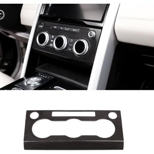 Fit For Land Rover Discovery 5 2017-2020 Carbon Fiber Center Air Conditioning Panel Cover Trim Car Accessories