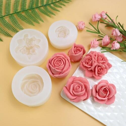 Rose Flower Mousse Cake Silicone Mold Chocolate Mold Cake Decoration Baking Utensils Food Grade Silicone