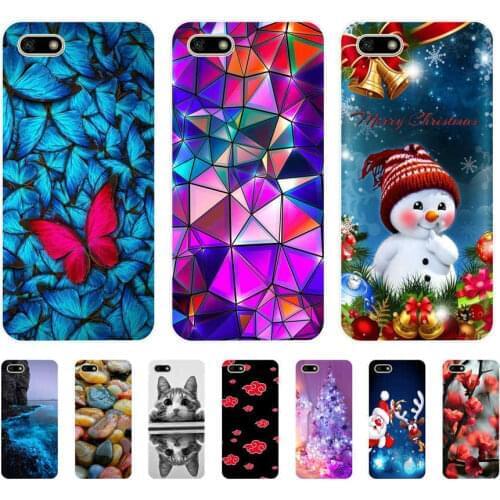 Silicone Case For Huawei Honor 7A Case 5.45"inch Soft TPU Phone Cases on Huawei Honor 7A 7 A DUA-L22 Russian Back Cover Coque