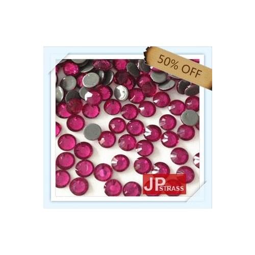50% off hot sale ss20 5mm fuchsia color with 1440 pcs each pack ; for dresses free shipping