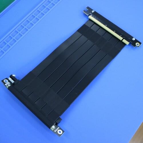 ADT-LINK GTX RTX Graphics Card GEN3.0 Extension Cable Dual Reverse PCI-E 3.0 x16 Full Speed Riser Cable For ITX A4 Mini PC-Case