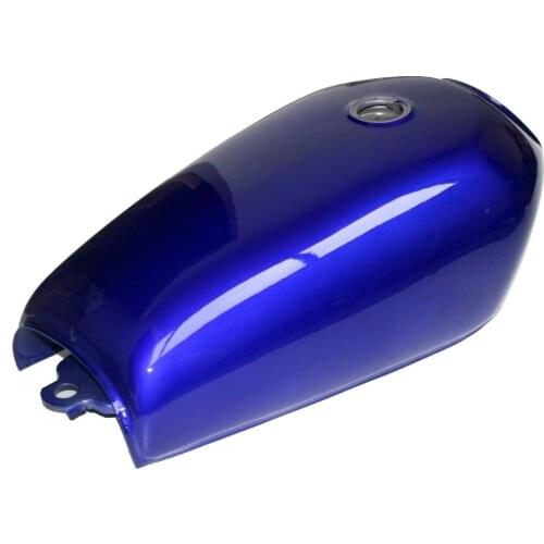 Universal Blue 9L Gallon Motorcycle Cafe Racer Retro Fuel Gas Tank w/Tap+Key+Cap Switch For Honda CG125 CG125S CG250 New