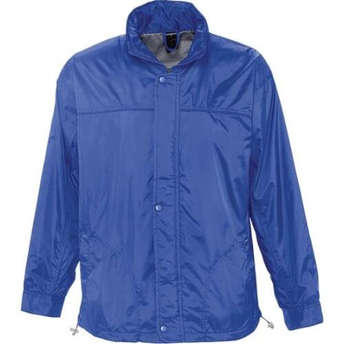 Hooded windbreaker lined in JERSEY MISTRAL hydro SWEATER