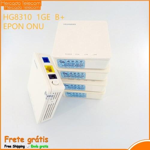 10/20/50PCS Original HG8310M HG8010H EPON ONU ONT With Single Port 1GE Apply to FTTH Modes Termina Epon English Second hand