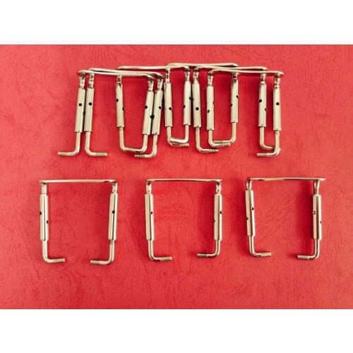100pcs Silver color Viola Chin Rest Clamp screw, Viola Accessories