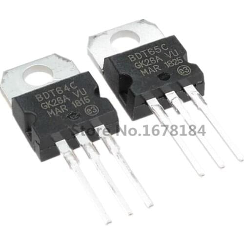 20PCS BDT64C BDT65C TO220 10pair/lot [ 10pcs BDT64C + 10pcs BDT65C ]