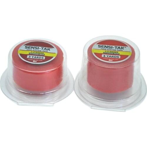 3 Yards SENSI-TAK Red Adhesive Tape Hair Double Side Adhesive Tape For Lace Wig/Toupee