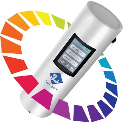 3nh Professional ColorReader CR2 Bluetooth 5.0 with APP colorimeter dual optical path sensor and full-spectrum light 400~700nm