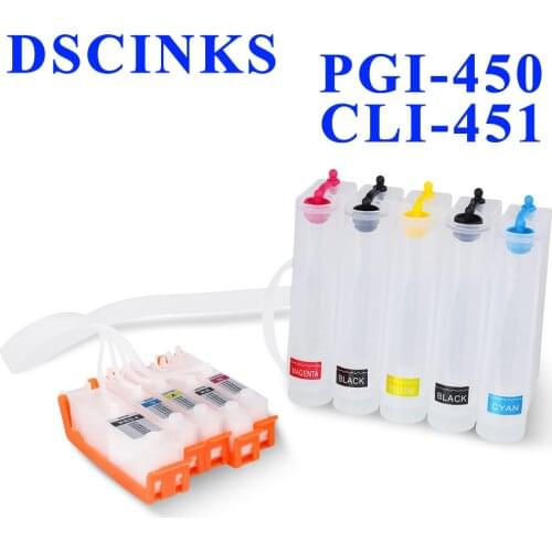 5 Color PGI-450 CLI-451 CISS for Canon IP7240 MG5440 MG5540 MG6440 MG6640 MG5640 MX924 MX724 IX6840 Ink Supply System PGI450