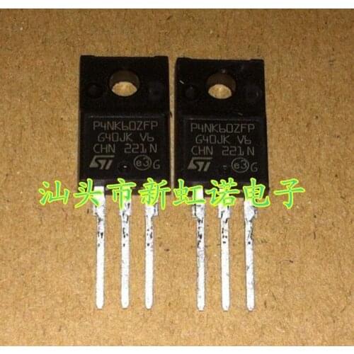 5Pcs/Lot New Original P4NK60ZFP Triode Integrated Circuit Good Quality In Stock