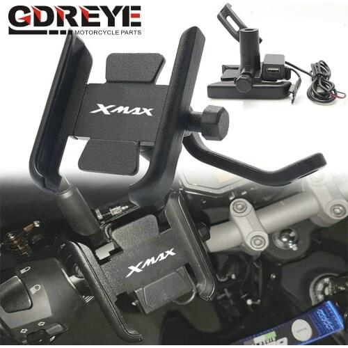 For YAMAHA Motorcycle Accessories handlebar Mobile Phone Holder GPS stand bracket XMAX300 XMAX400 XMAX X-MAX 125 250 300 400
