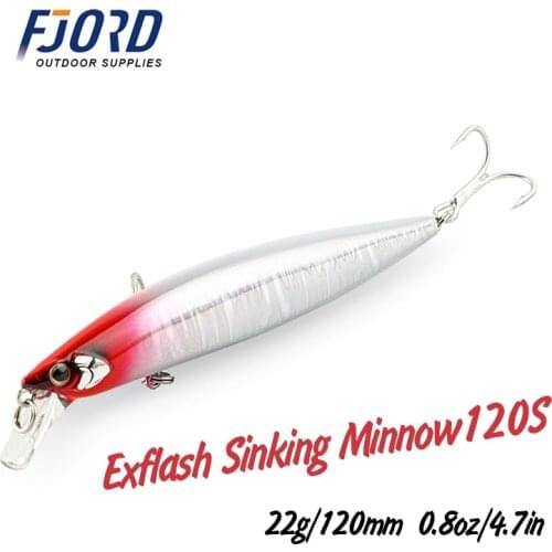 FJORD 120mm 22g Hot Model Fishing Lures Quality Transfer System Professional Floating Minnow Casting Hard Bait