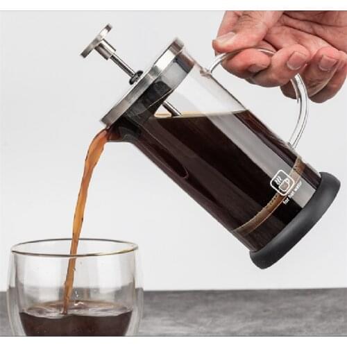 French Press Pot, Glass Coffee Pot, Home French Press Pot, Tea Maker, Tea Maker, Tea Maker, Coffee Utensils 350ml