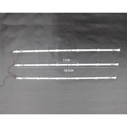 HS-32D3006v6c1b58410m-HX New 32inch LCD LED universal light strip for Ass embly machine TV Universal 6LEDS Aluminum plate 58.5CM