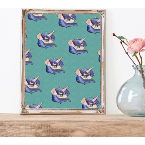 Beauty Unicorn Nordic Posters And Prints Wall Art Canvas Painting Wall Art Poster Living Room Bedroom Decor