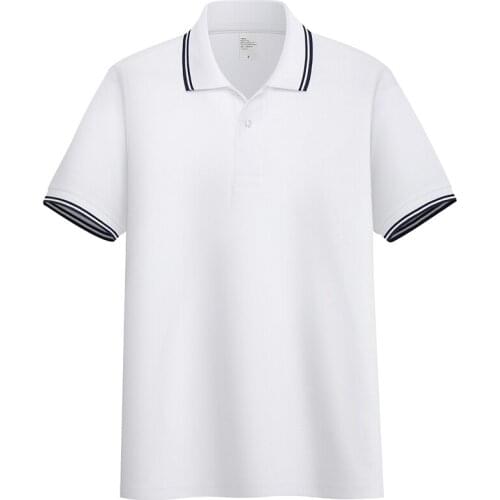 Men polo shirt short sleeve 2020 summer urban leisure lapel cotton male polo shirt tops red green yellow purple Korean style P20