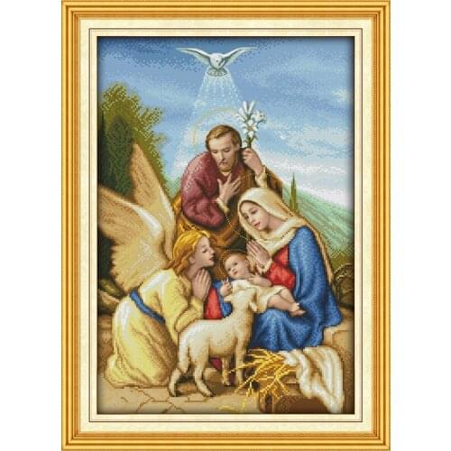 Angel landing cross stitch kit people 18ct 14ct 11ct count print canvas stitches embroidery DIY handmade needlework