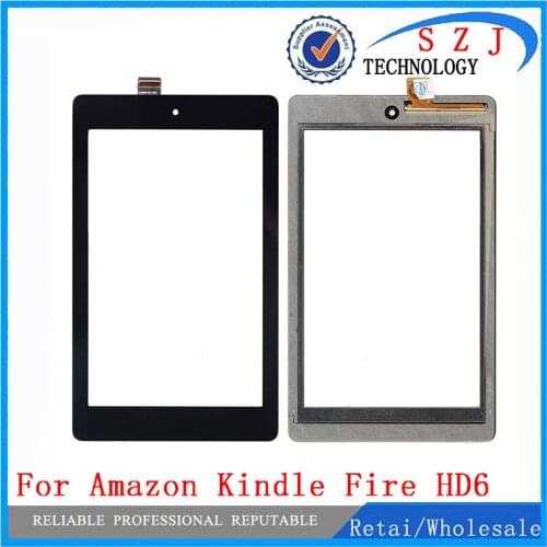 New 6'' inch For Amazon Kindle Fire HD 6 Touch Screen Panel Digitizer Glass Replacement Black HD6 Free Shipping