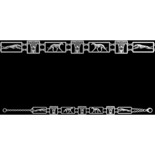 Wholesale Whippet and Greyhound Bracelet Pet Dog Jewelry free ship--12Pcs/Lot