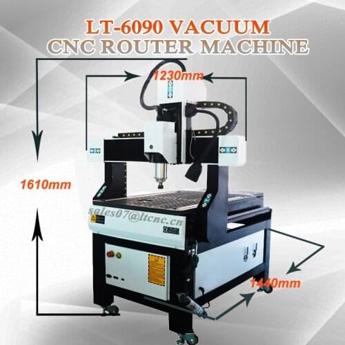 New Color 300mm CNC Router Mini Machine 6090 6012 1212 with Mach3 USB DSP for Aluminium Wood