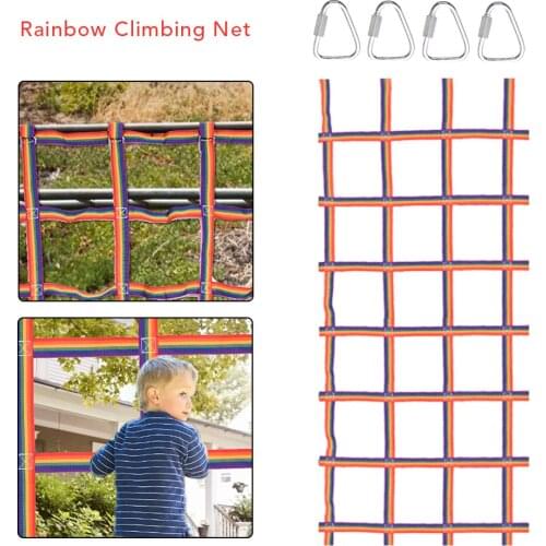 Indoor/Outdoor Climbing Net Playground Freight Net-Swing Climbing Net Children Physical Training Climbing Net