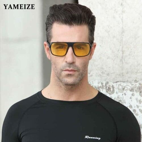 Square Polarized Sunglasses Men Women Driving Glasses Male Vintage Mens Fashion Sun Glasses Mirror Lens Fishing Eyewear UV400