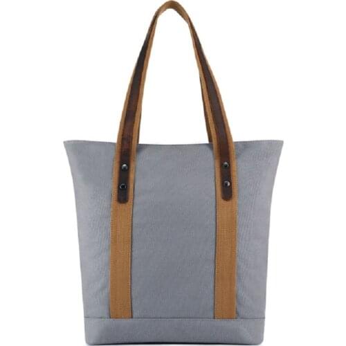 M354 New Arrive Portable Pure Color Simple Super Large Canvas Bag Vintage Skin Shopping Bag Tote Bags Leisure Bag Womens Bag