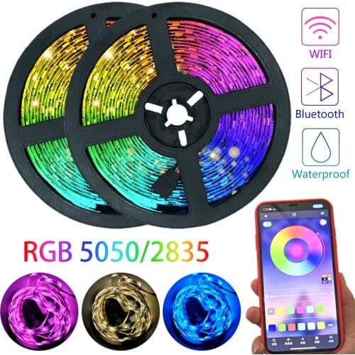 IR LED Strips Light luces RGB 2835 Flexible Lamp Tape Ribbon With Diode Tape Living room decoration 15M LED Strips