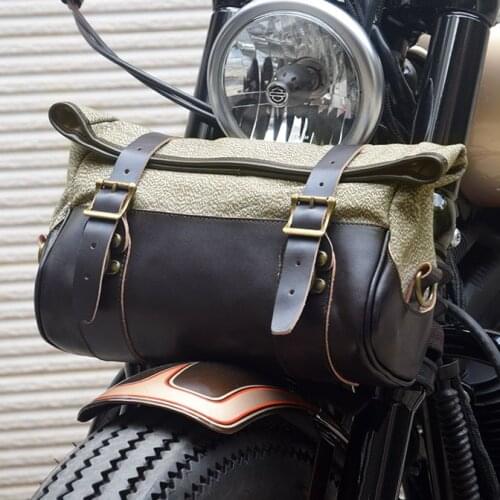 SFK 2020 new motorcycle bag multifunctional backpack / satchel large capacity retro waterproof Canvas bag