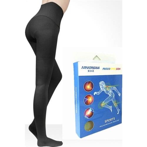 Women Segmental Pressure Auxiliary Elastic Socks Pantyhose Breathable Shaping Buttock Back Shaping Thin Leg Socks Shaping