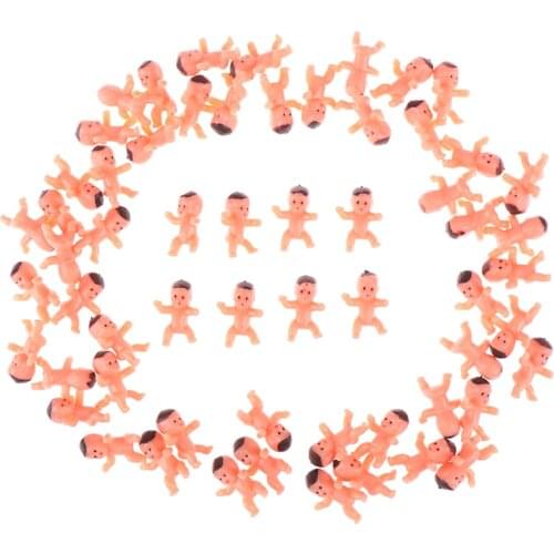 Hot high Quality 10/20/60Pcs 1 Inch Mini Plastic Baby Kids Toys High Quality