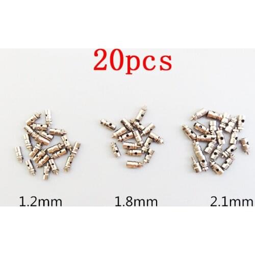 20PCS 1/1.5/1.8/2mm Pull Rod Connector Stopper Quick Adjuster Positioning Beans Spare Parts For RC KT Aircraft/Car/Boat Model