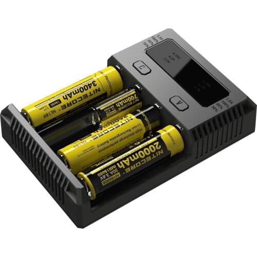 2012 Nitecore New I4 Battery Automatic Current Select IntelliCharger IMR Ni-MH/Ni-CD Li-ion18650 16340 10440AA 14500 26650 18490